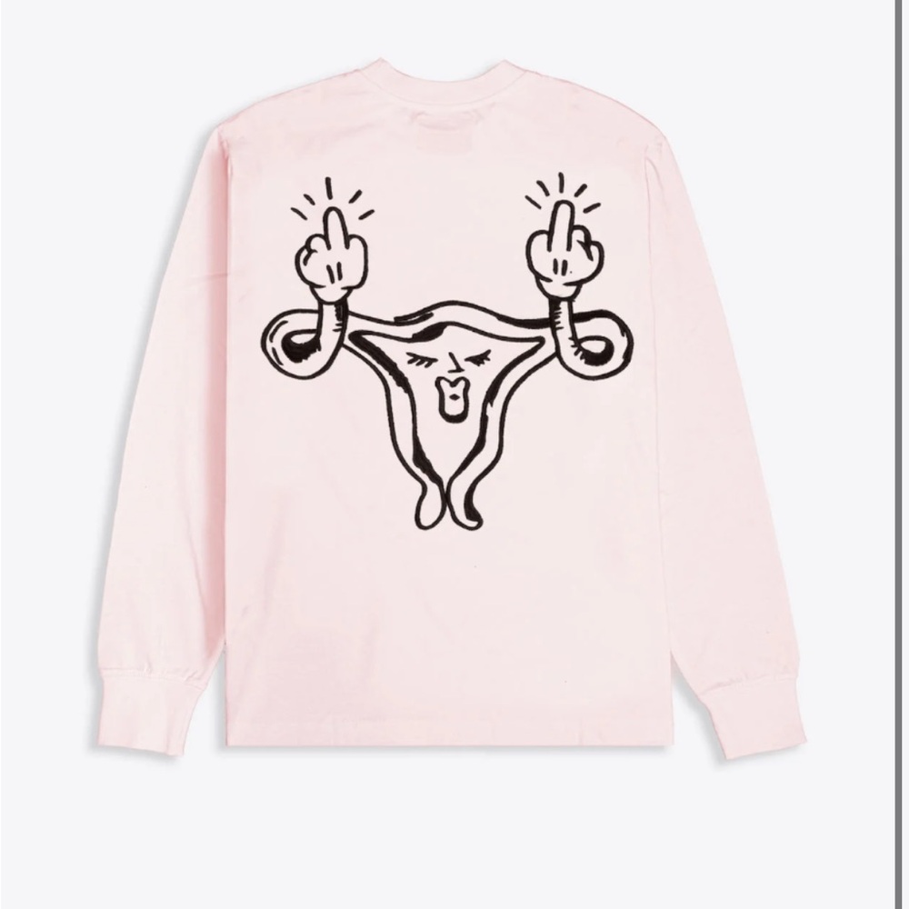 CHNGE Pink Statement Long Sleeve Tee - Picture 1 of 7